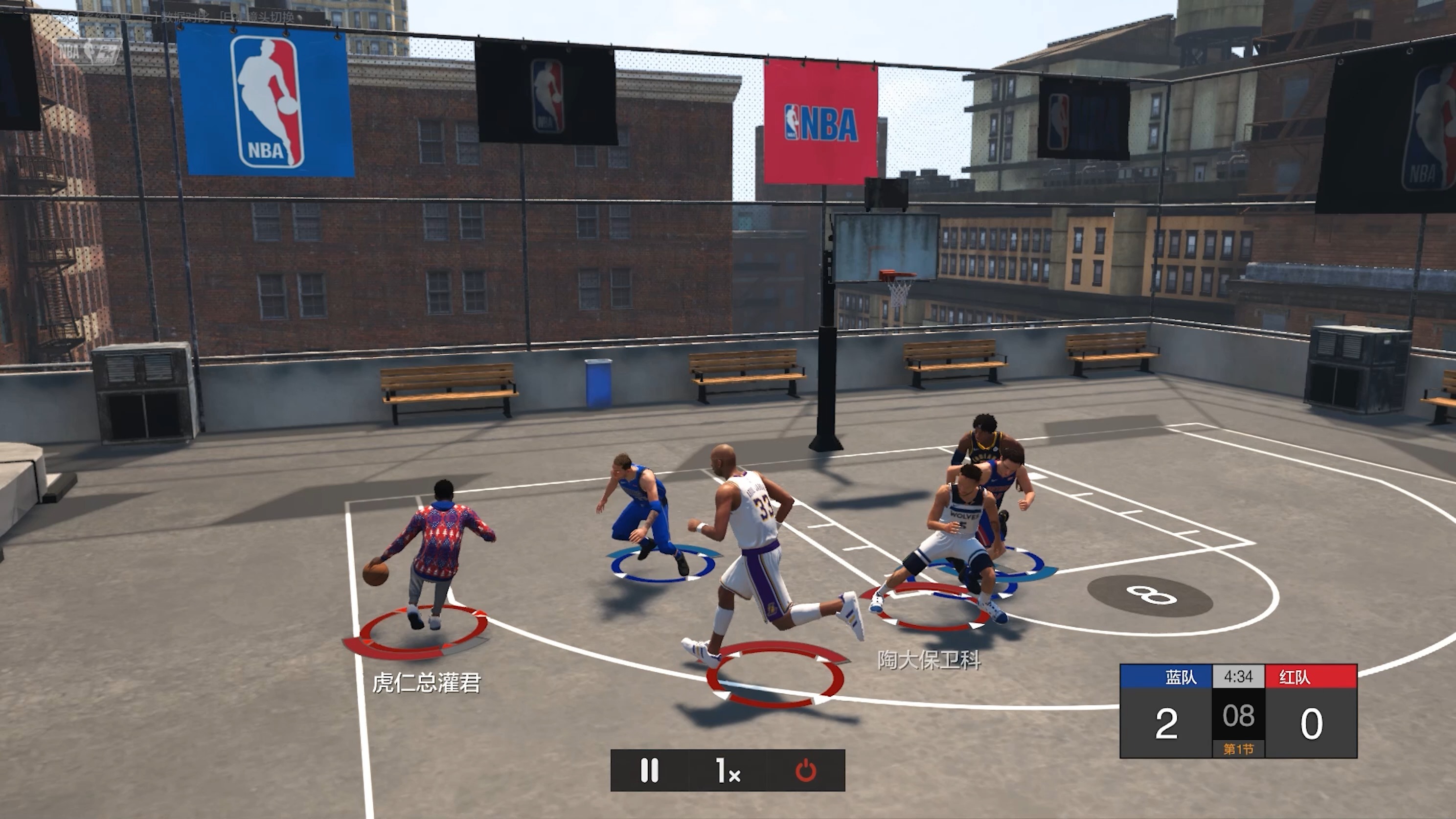 场面火爆!NBA2K观众席沸腾不已 场面火爆!NBA2K观众席沸腾不已